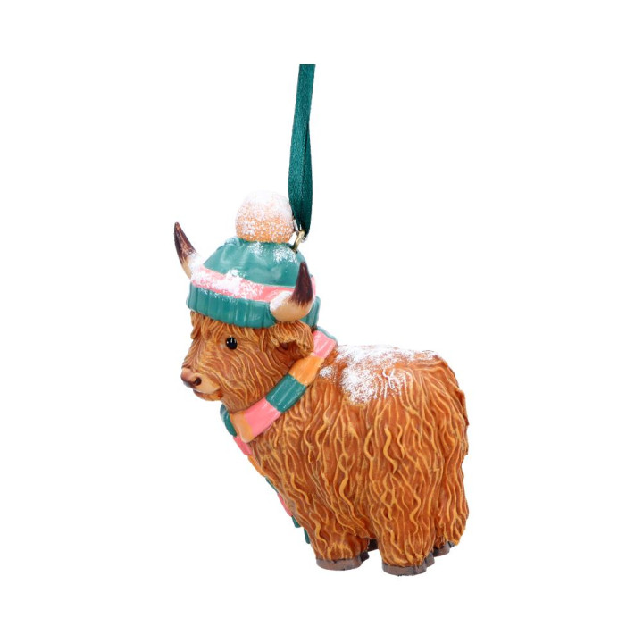 Winter Highland Cow Snowf
