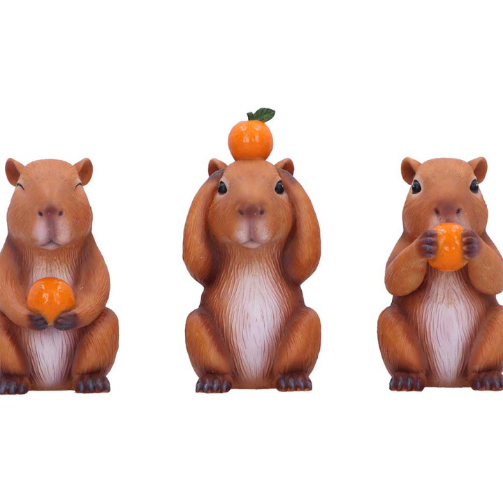 Three Wise Capybaras 10.5