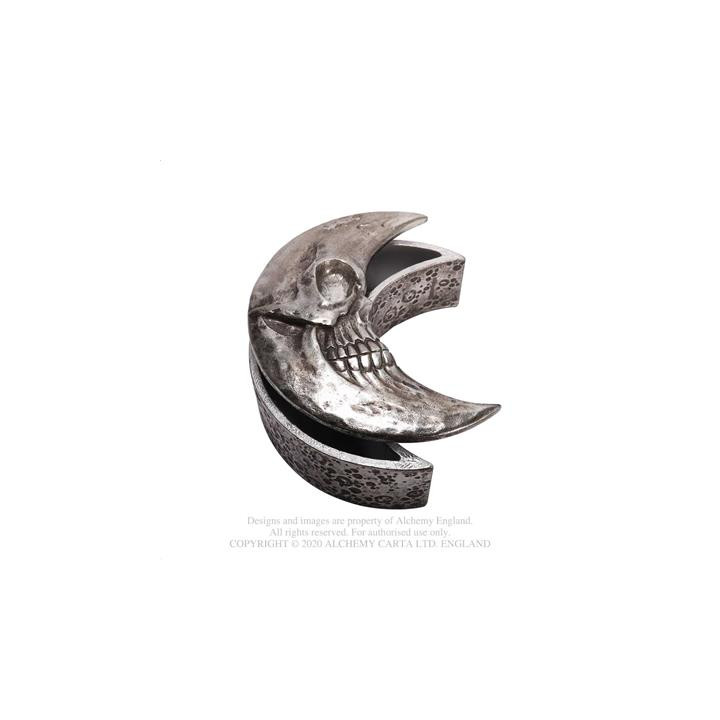 Skull Moon Box - Silver