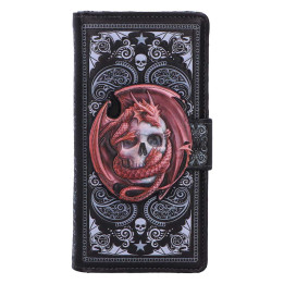 Skull Embrace Embossed Pu