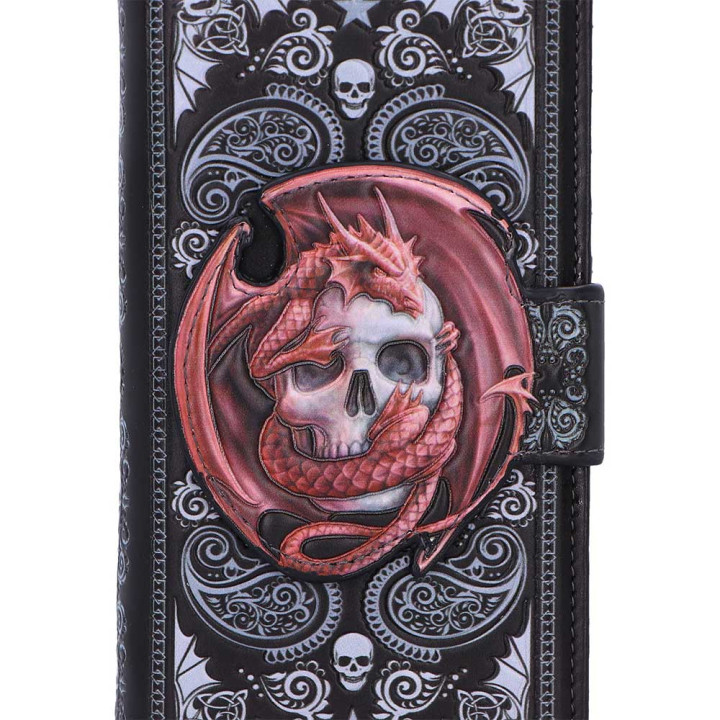 Skull Embrace Embossed Pu