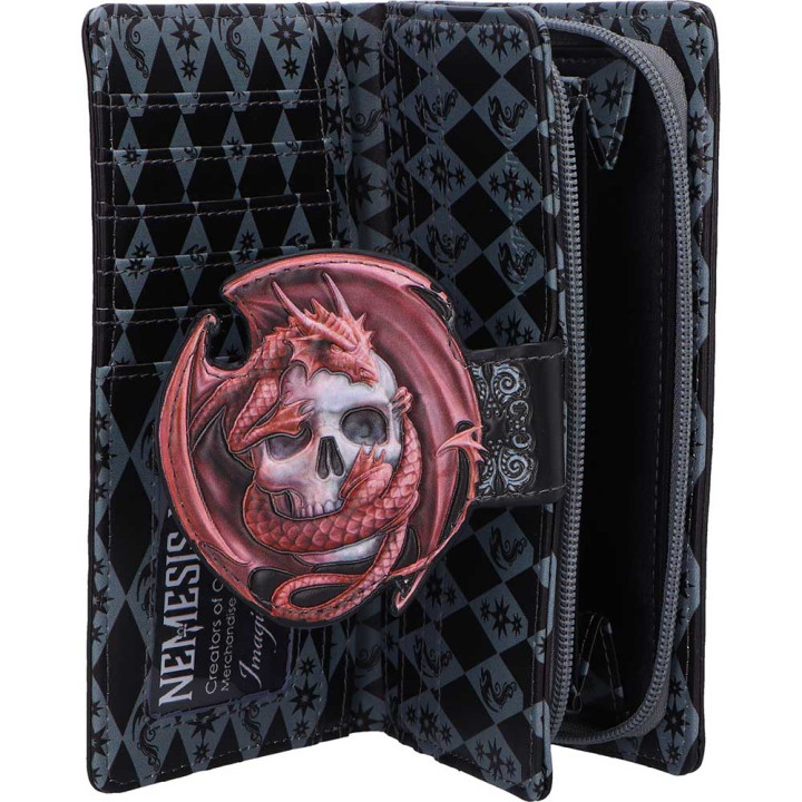 Skull Embrace Embossed Pu
