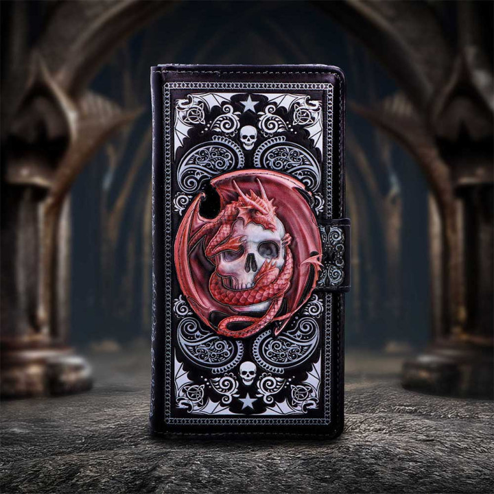 Skull Embrace Embossed Pu