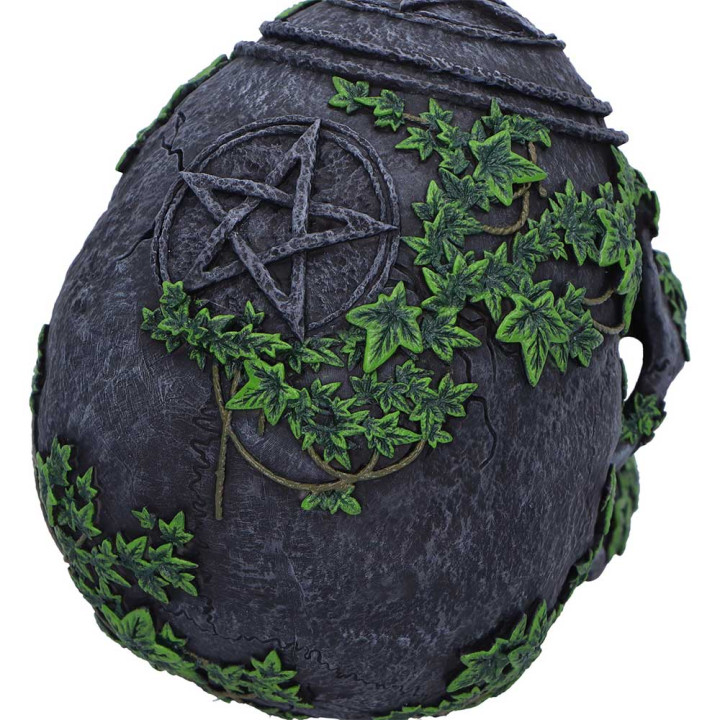 Aged Pentagram Skull 18.8