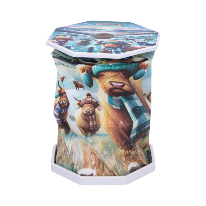 Winter Highland Cows Fold
