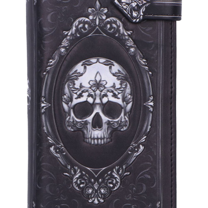 Baroque Skull Embossed Pu