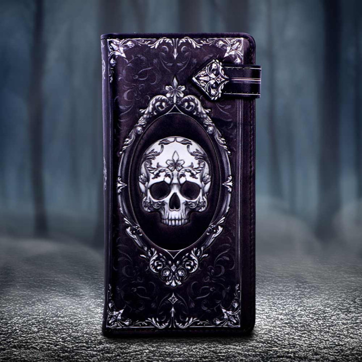 Baroque Skull Embossed Pu