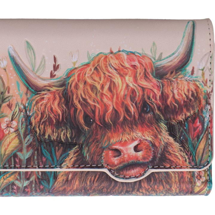 Highland Cow Embossed Pur