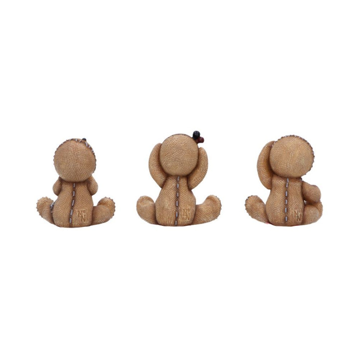 Three Wise Voodoo Dolls