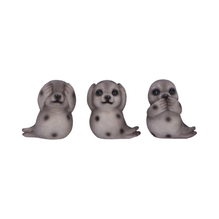 Three Wise Seals 7.5cm