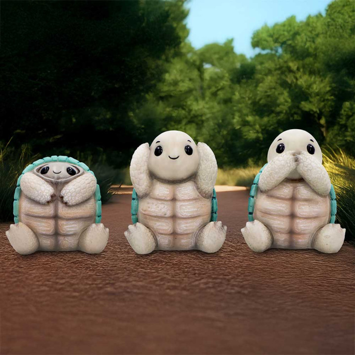 Three Wise Tortoises
