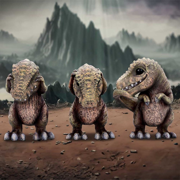 Three Wise Tyrannosaurus