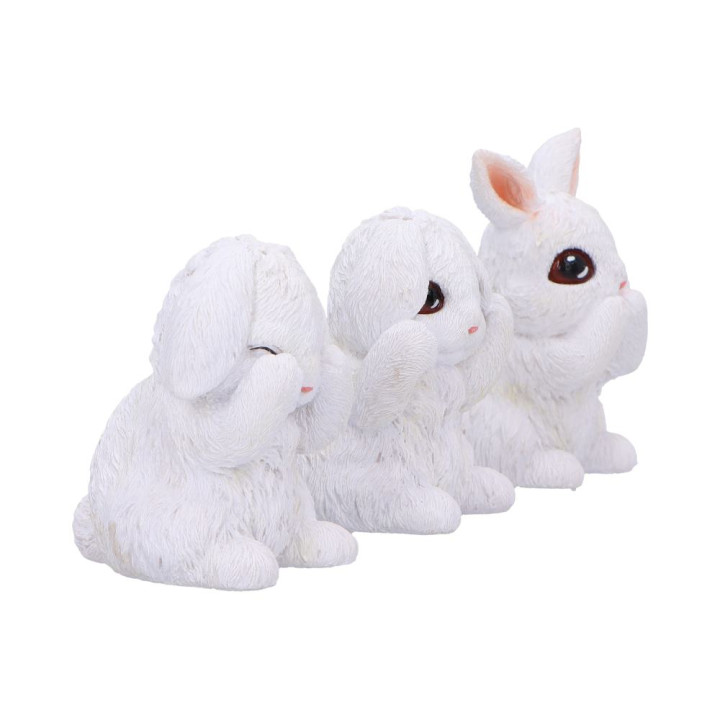 Three Wise Bunnies 9cm