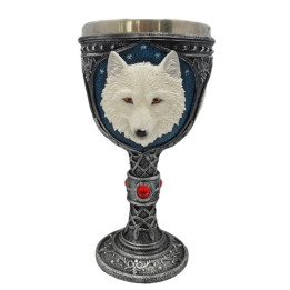 Sujet coupe loup blanc GM