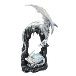 Sujet dragon blanc avec o