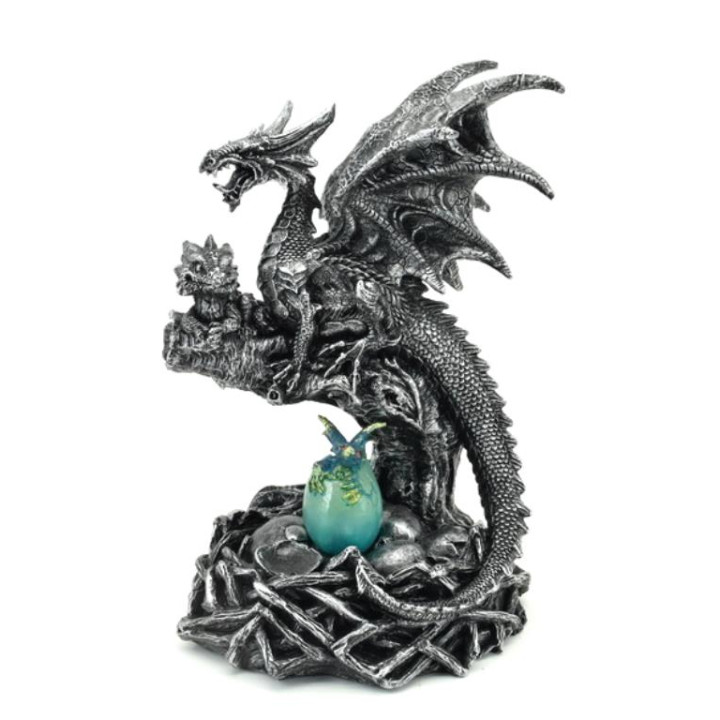 Sujet dragon oeuf led 15,