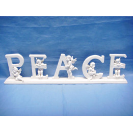 Sujet ange peace 32,5*7,8