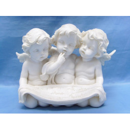 Figurine 3 anges a genoux