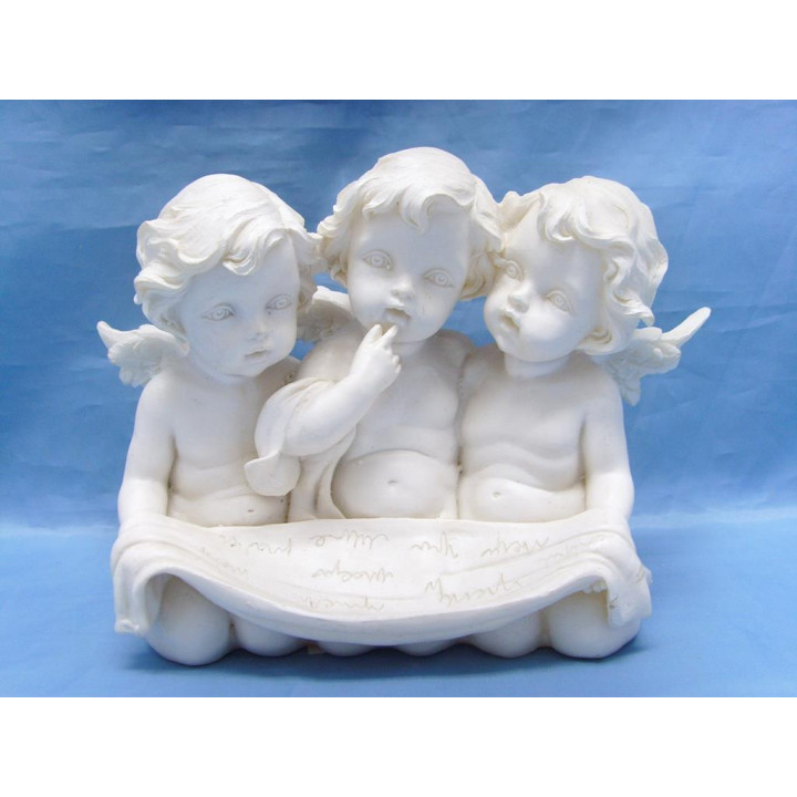 Figurine 3 anges a genoux