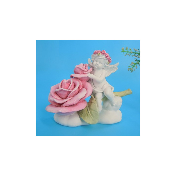 Sujet ange avec roses (16