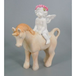 Sujet ange sur licorne (1