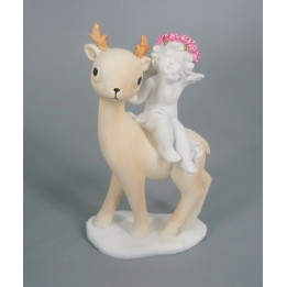 Sujet ange sur cerf (8,1*