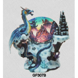 Dragon lampe chateau 25,5