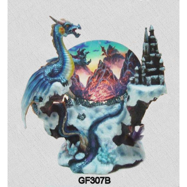 Dragon lampe chateau 25,5
