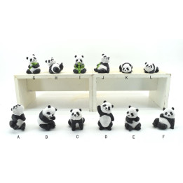 Série de panda 12 modèles