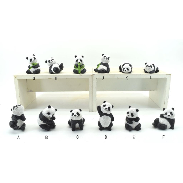 Série de panda 12 modèles