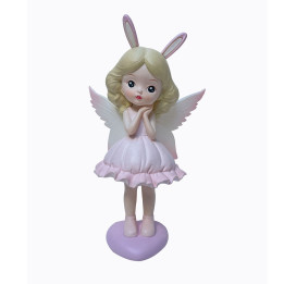 Sujet figurine fée blonde