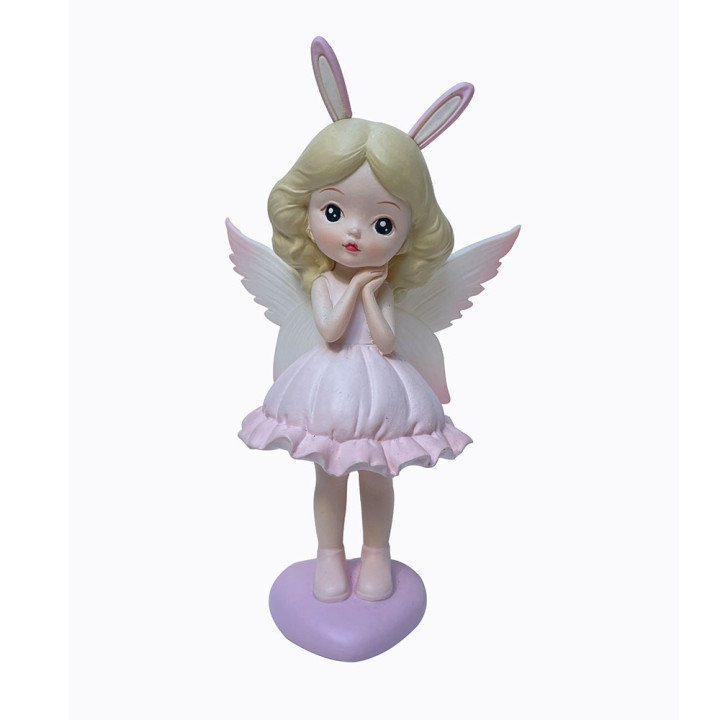 Sujet figurine fée blonde
