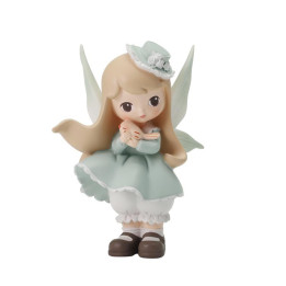 Figurine fée avec oiseau