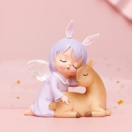 Sujet ange violet avec ce