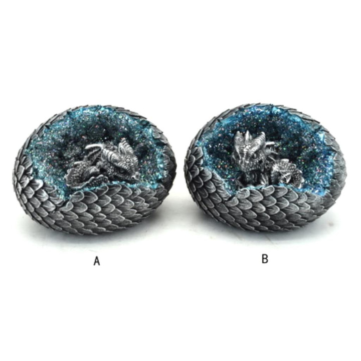 Sujet oeuf dragon cristau