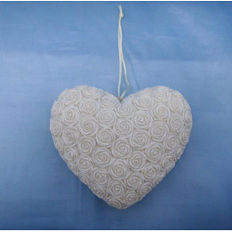 Coeur rose à accrocher 7,