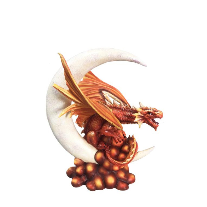 Sujet dragon rouge sur lu