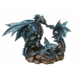 Sujet dragon famille sur