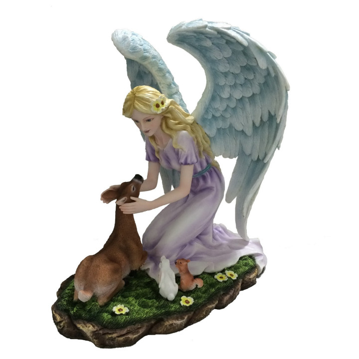 Sujet ange avec cerf 22,5