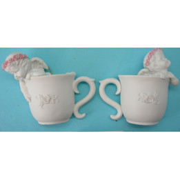 Applique ange tasse 11.8*