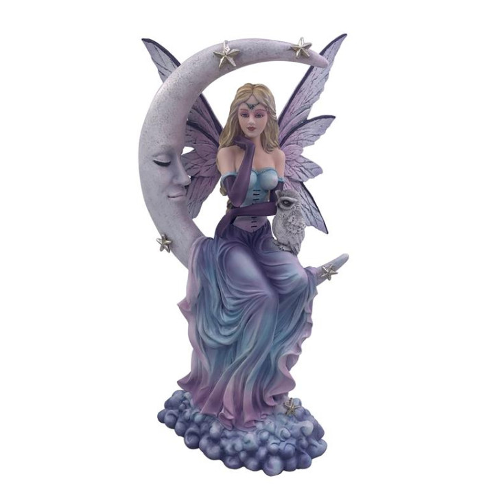 Fada roxa na lua 19*35 CM