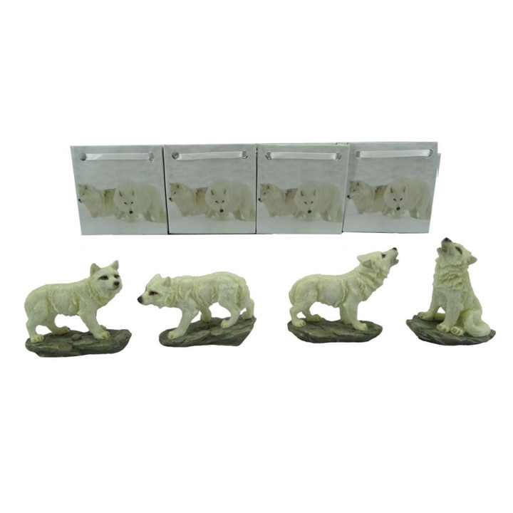 Série de loup blanc petit