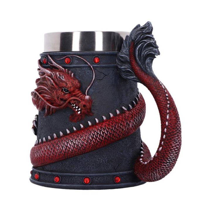 Dragon Coil Tankard Red 1