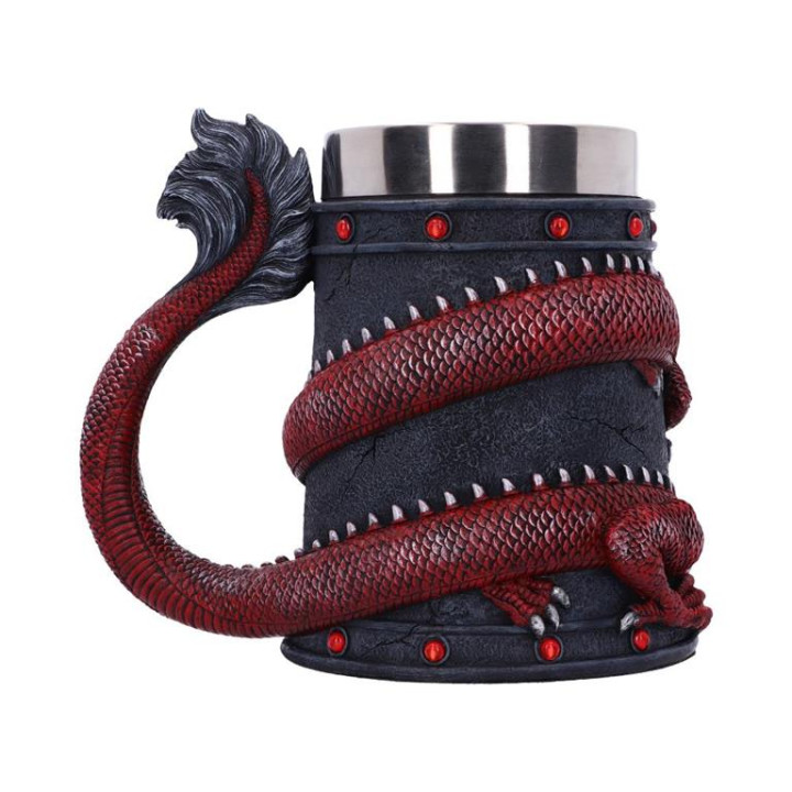 Dragon Coil Tankard Red 1