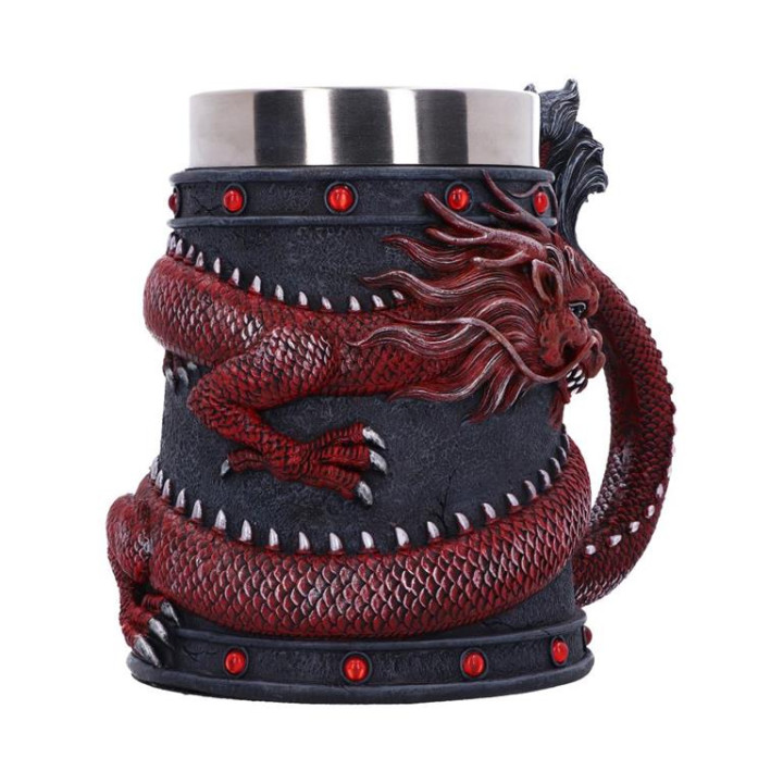 Dragon Coil Tankard Red 1