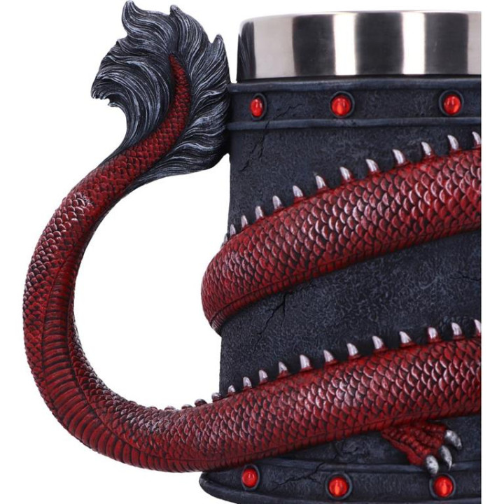 Dragon Coil Tankard Red 1