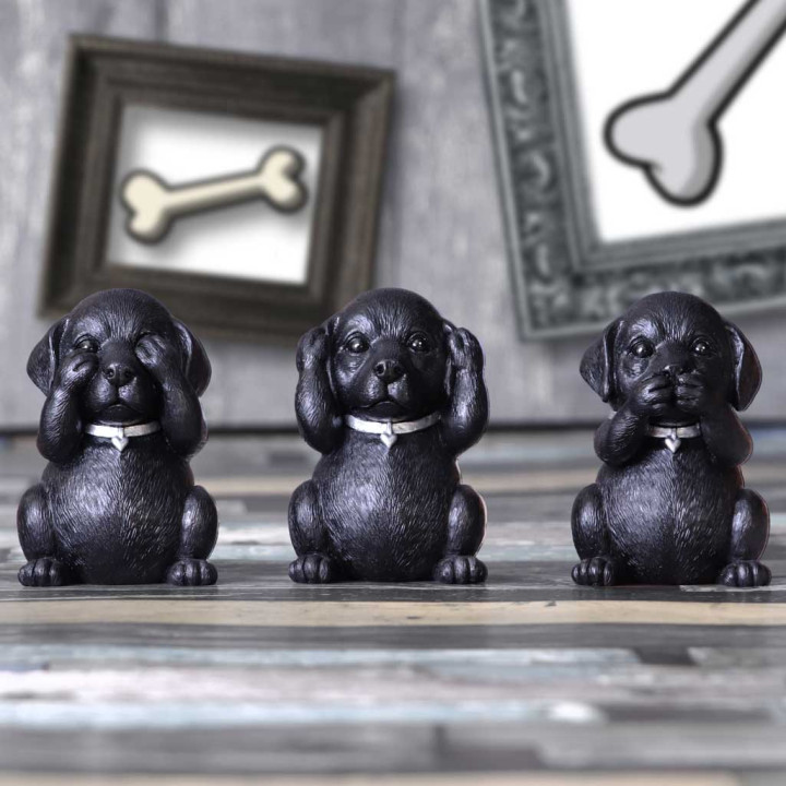 Three Wise Labradors 8.5c