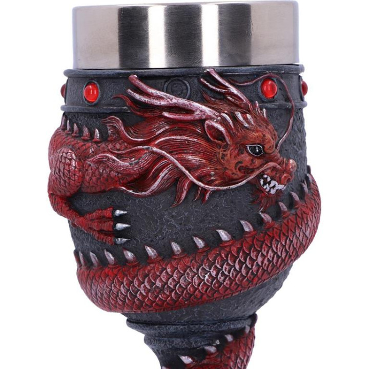 Dragon Coil Goblet Red 20