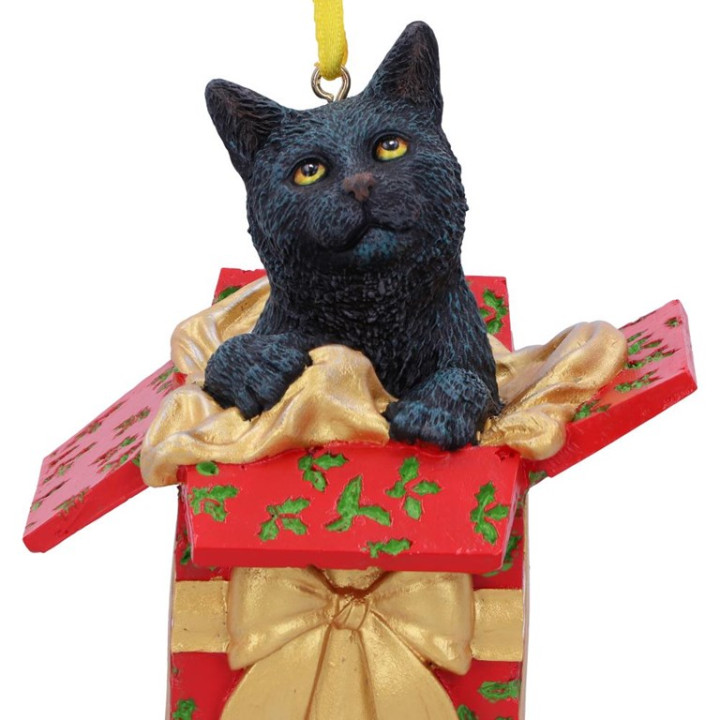 Present Cat Hanging Ornam