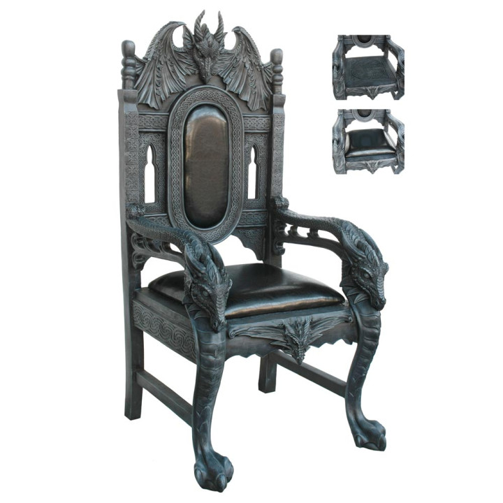 Black Dragon Throne 130cm